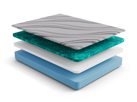 BIB:NL 10"GEL MEMORY FOAM MATTRESS MEDIUM